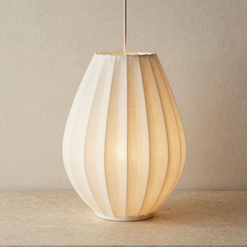 Dune Ribbed Pendant